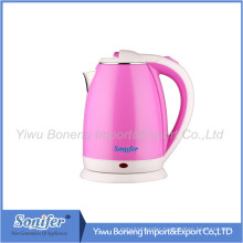 1.8 L Colourful Electric Kettle Hotel Water Kettle Stainless Steel Kettle Sf-2007 (Pink)